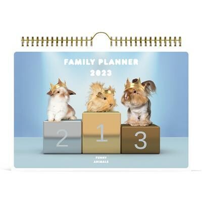 family planner Lannoo funny animals 2023