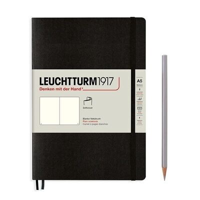 Leuchtturm1917 notebook A5 BLACK SOFTCOVER