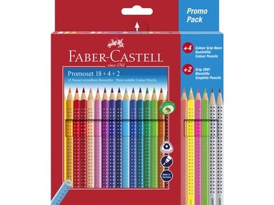 Faber-Castell kleurpotloden promoset 18+4+2