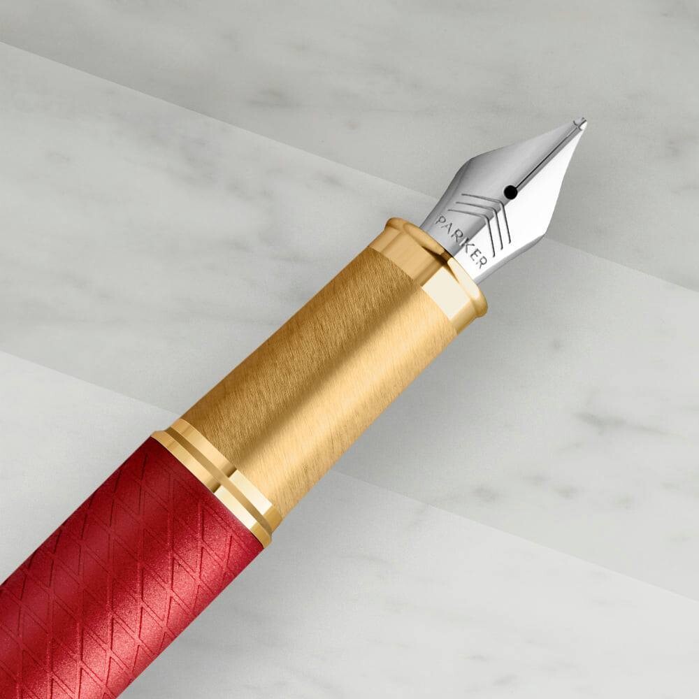 Parker IM premium DEEP RED  vulpen