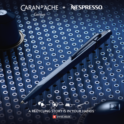Caran d'Ache 849 Nespresso Edition 6 blauw