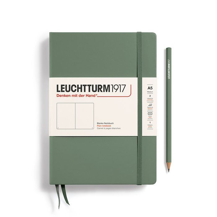 Leuchtturm1917 notebook A5 OLIVE HC