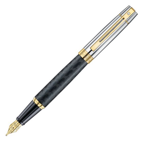 Sheaffer  300  engraved matt black shiny  vulpen