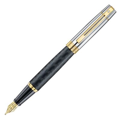 Sheaffer  300  engraved matt black shiny  vulpen