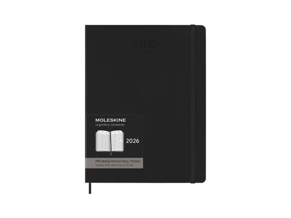 Moleskine Agenda PRO XL 2026 weekly vertical planner