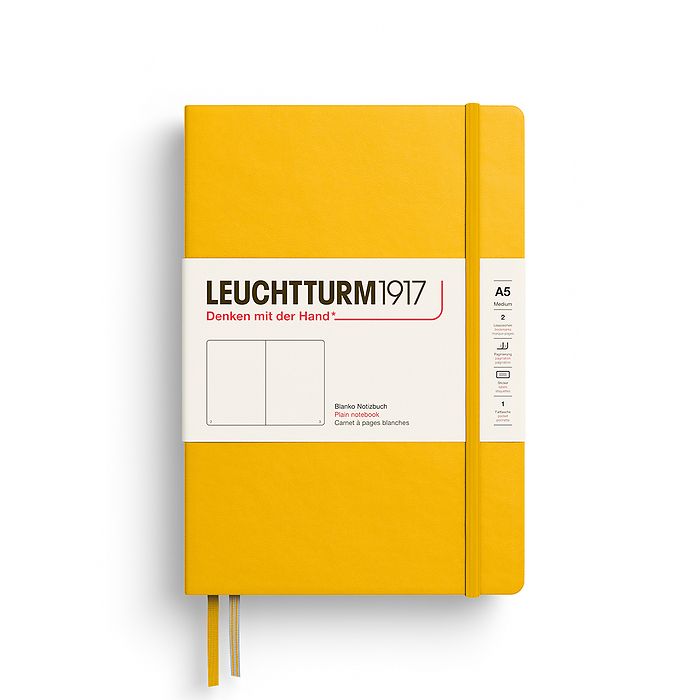 Leuchtturm1917 notebook  A5 SUNFLOWER HC, Leuchtturm A5 SUNFLOWER: gelijnd
