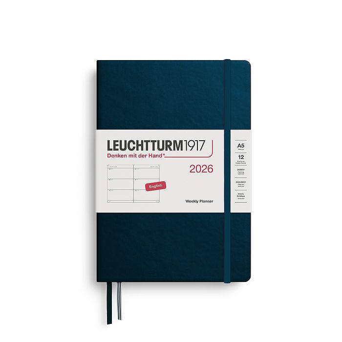 Leuchtturm1917 AGENDA 2026 weekly planner DEEP SEA  SC