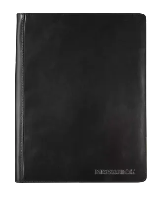 Maverick Schrijfmap ALL BLACK  met rits A4