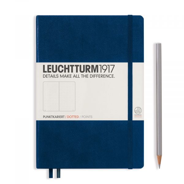 Leuchtturm1917 noteboek A5 NAVY HC