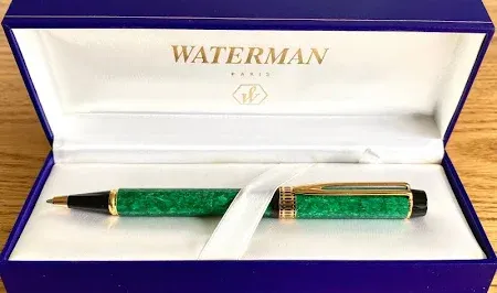 Waterman Man Patrician  emerald green marble