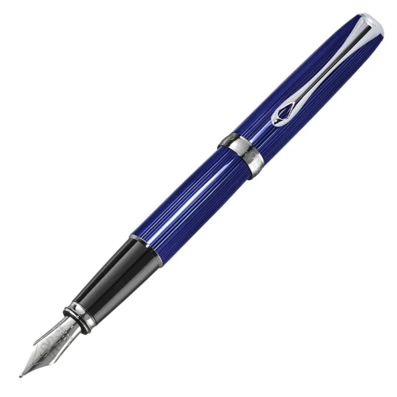 Diplomat EXCELLENCE A2  SKYLINE  blue/chrome vulpen M