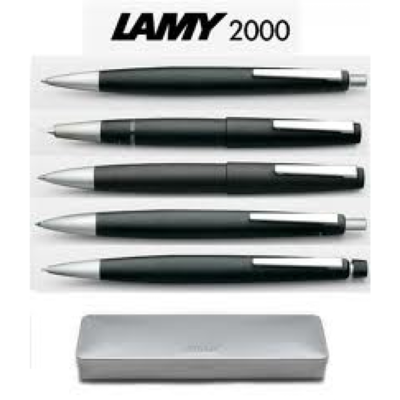 Lamy 2000 zwart  vulpen 14K fijn