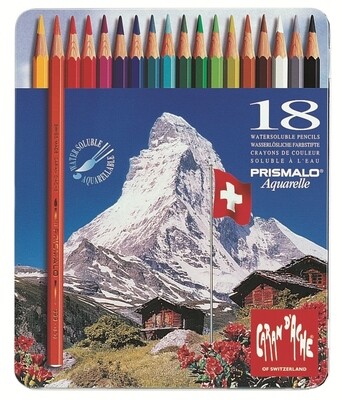 Caran d’Ache Kleurpotloden PRISMALO 18 stuks Aquarelle