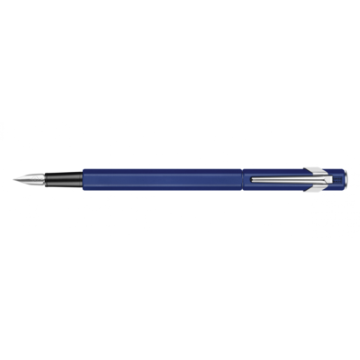 Caran d’Ache  849 Vulpen blauw Fijne penpunt
