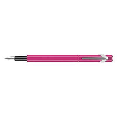 Caran d’Ache  849 Vulpen  fluo  rose fijne penpunt