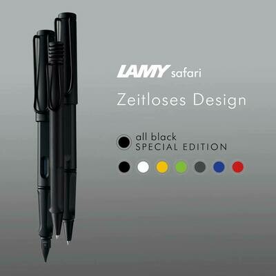 Lamy SAFARI  vulpen zwart
