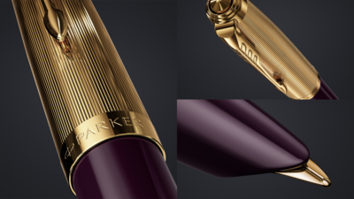 Parker 51 vulpen PREMIUM plum GT 18K