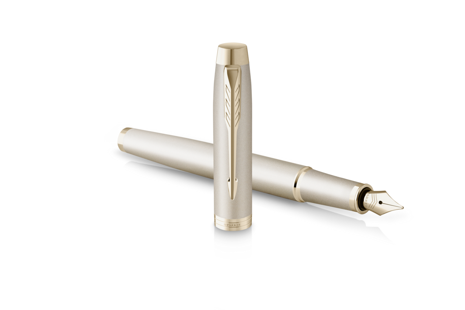 Parker IM monochrome vulpen champagne