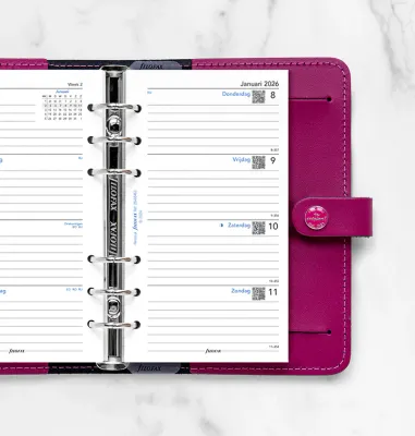 Filofax Agenda vulling Personal 7 dagen  2026- NL