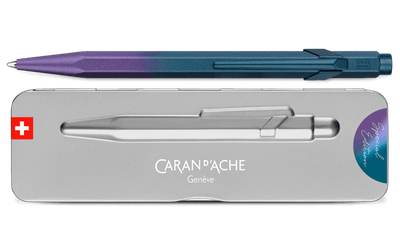 Caran d’Ache 849  Purple Ocean balpen  'Claim Your Style'