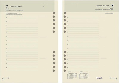 Brepols Agenda vulling BREFAX 1 -1 DAG PER BLAD 2026