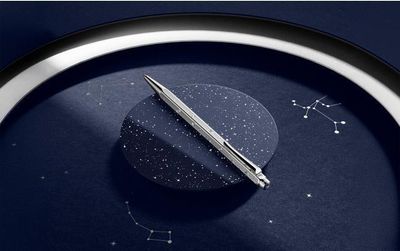 Caran d'Ache Ecridor COSMIC BLUE  set