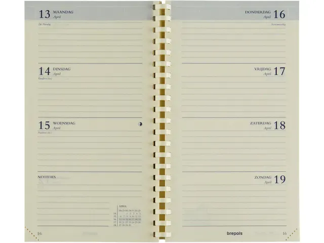 Brepols Agenda INTERPLAN 2026 spiraal