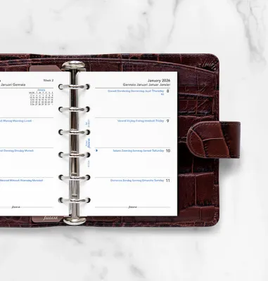 Filofax Agenda vulling Pocket 7 dagen  2026