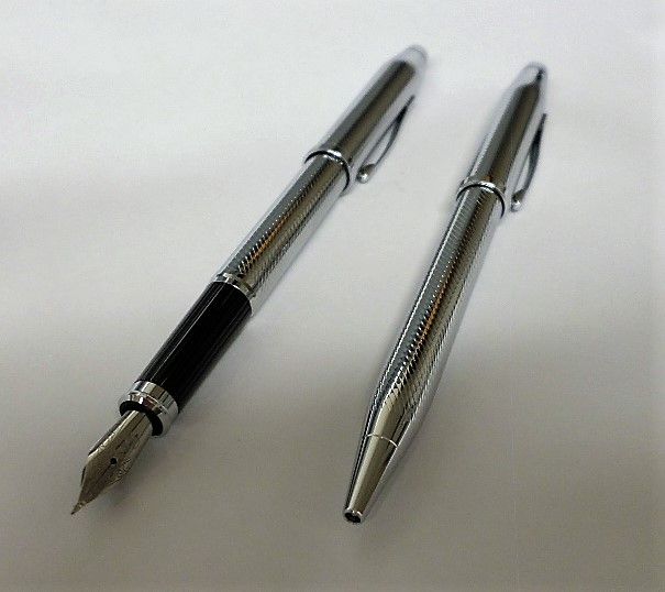 CROSS CENTURY II engraved chromé set