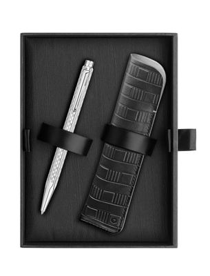 Caran d’Ache ECRIDOR DAMIER grey silver  balpen set