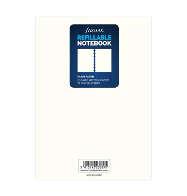 Filofax notebook A5 vervangbladen