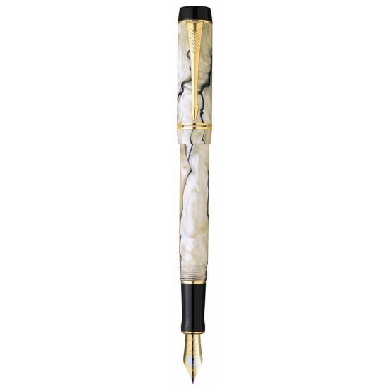 Parker DUOFOLD vulpen Pearl &amp; Black