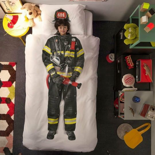 Snurk Dekbedovertrek Firefighter (140-200/220)