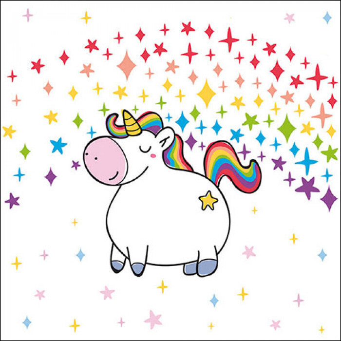 Servetten - Unicorn