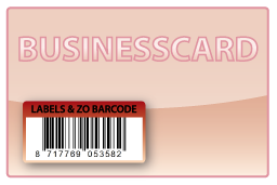 Barcode-etiket, 20 x 40 mm