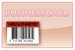 Barcode-etiket, 27 x 40 mm