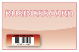 Barcode-etiket, 13 x 38 mm
