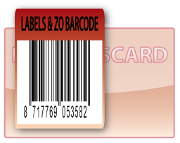 Barcode-etiket, 60 x 45 mm