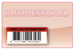 Barcode-etiket, 50 x 20 mm