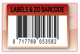 Barcode-etiket, 70 x 49 mm