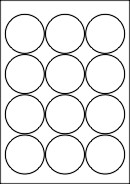 Rond 63 mm, 12 ex./vel