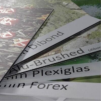 Plaatwerk DIBOND (tot A5 formaat)
