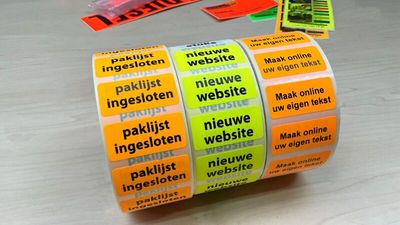 Fluo etiketten