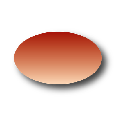 Ovale fluo-etiketten