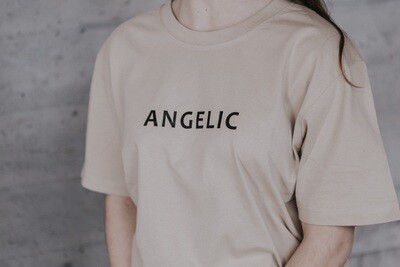 ANGELIC T-Shirt sand, YOU ARE NOT ALONE - UNISEX.