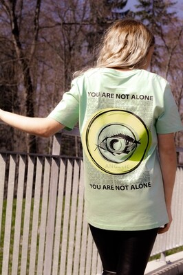 ANGELIC T-Shirt green, YOU ARE NOT ALONE - UNISEX.