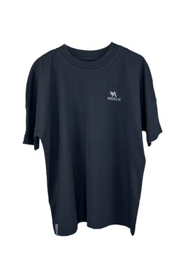 Oversized ANGELIC T-Shirt anthrazit, UNISEX.
