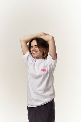 T-Shirt Heavy - &quot;garden of patience pink&quot;