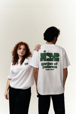 T-Shirt Heavy - &quot;garden of patience - green&quot;