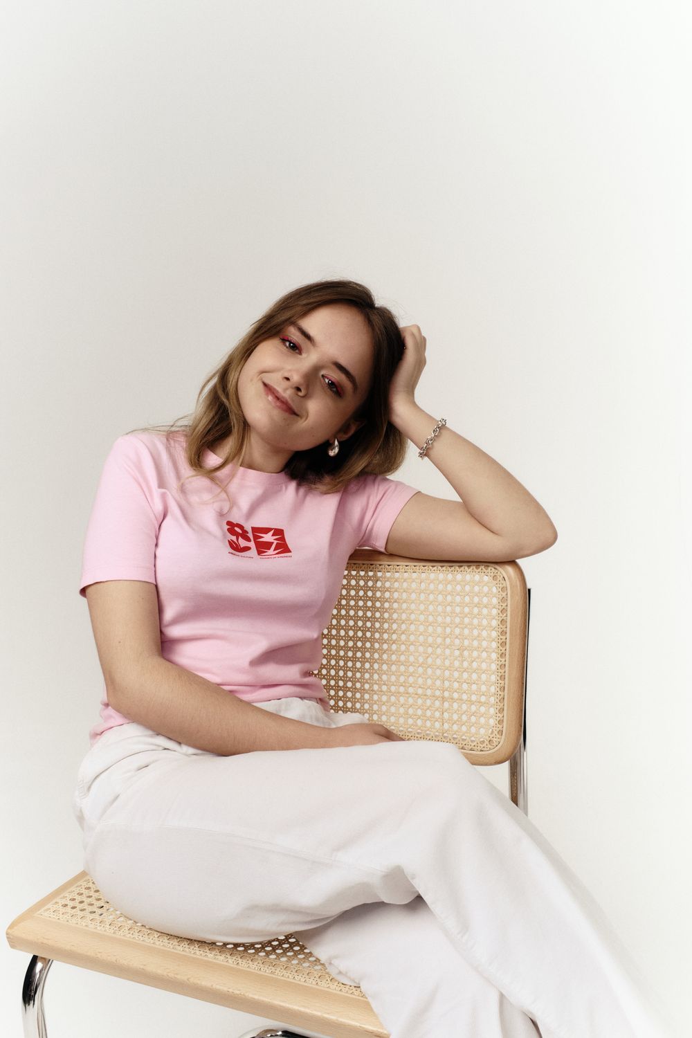Baby Tee - &quot;garden of kindness - pink&quot;